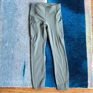 LuluLemon hunter green/olive leggings